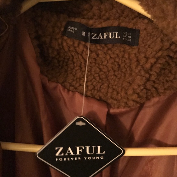 Zaful brown teddy coat - Picture 2 of 5